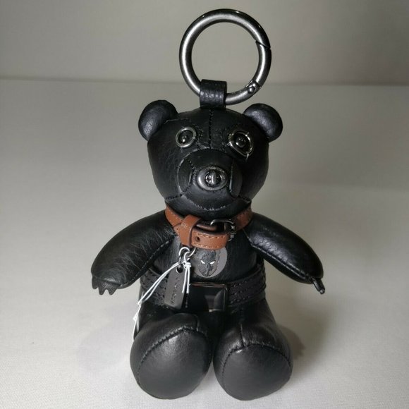 Coach (2750) Marvel Black Panther Bear Charm NWT